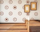A Set of Circles  Modern Wall Art Sticker